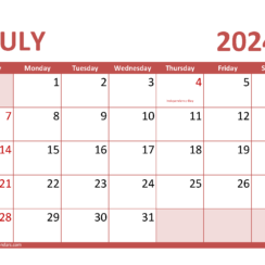 Special Days in July 2024