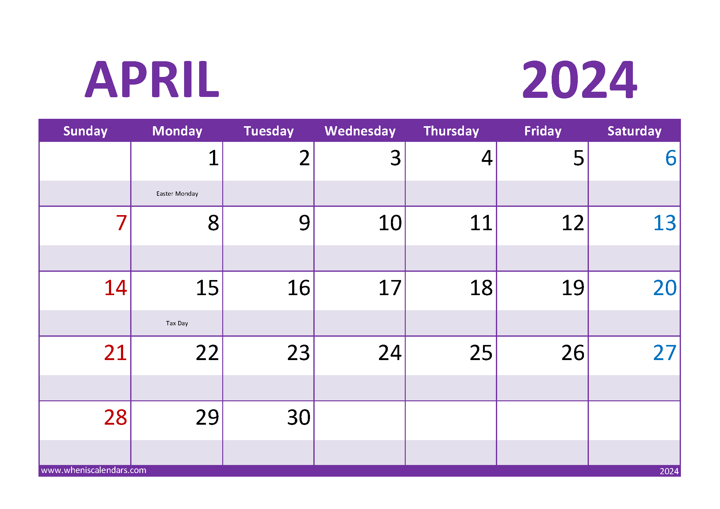 May Calendar 2024 with Holidays