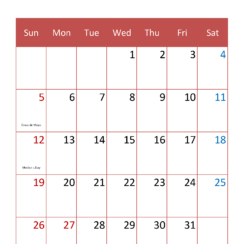 May 2024 Calendar Free