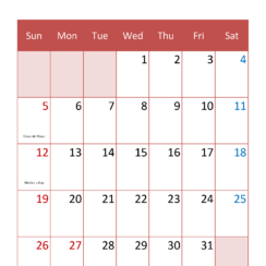Free Calendar May 2024
