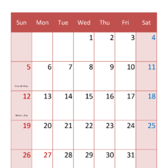 May 2024 Editable Calendar