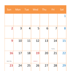 Blank June 2024 Calendar Printable