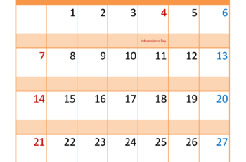 Free July 2024 Printable Calendar