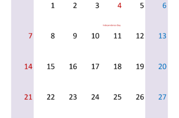 Printable Calendars July 2024